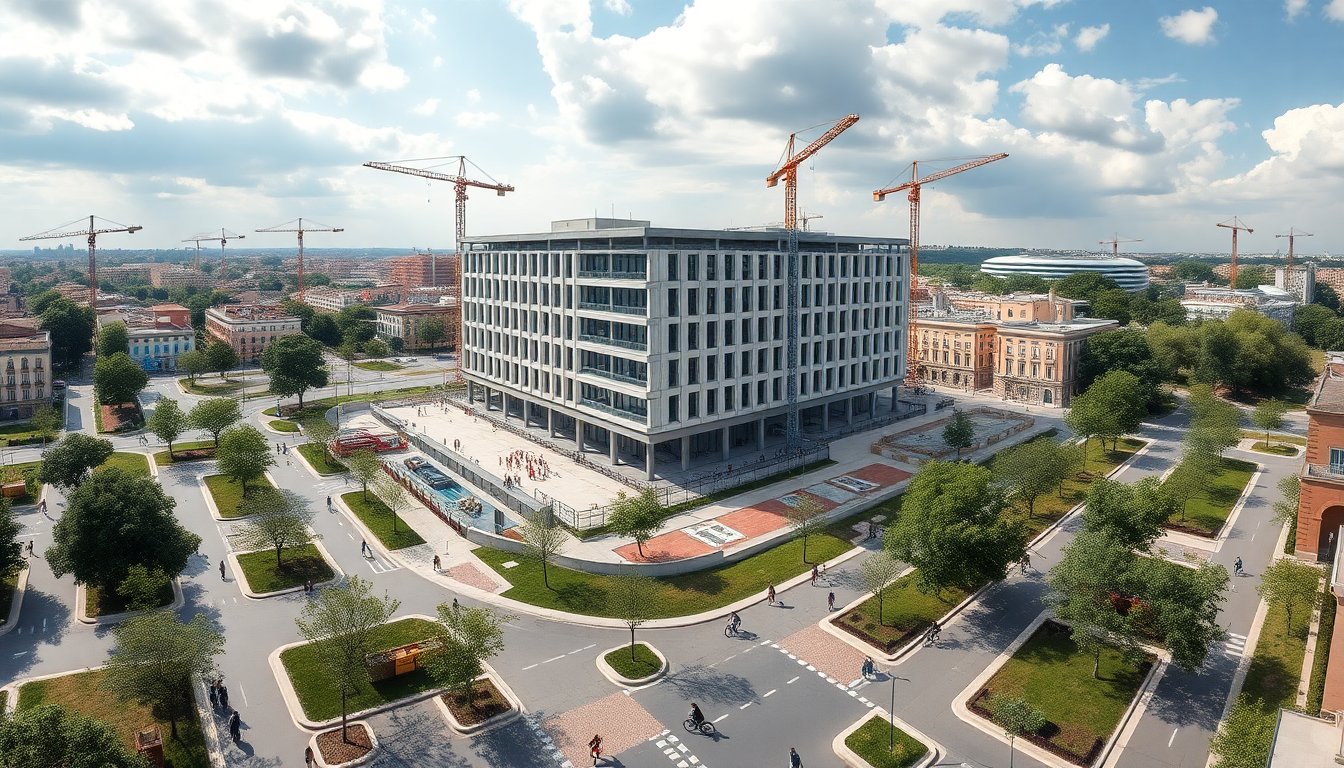 Progetto di Rigenerazione Urbana del Policlinico Umberto I di Roma: Innovazione e Sostenibilità