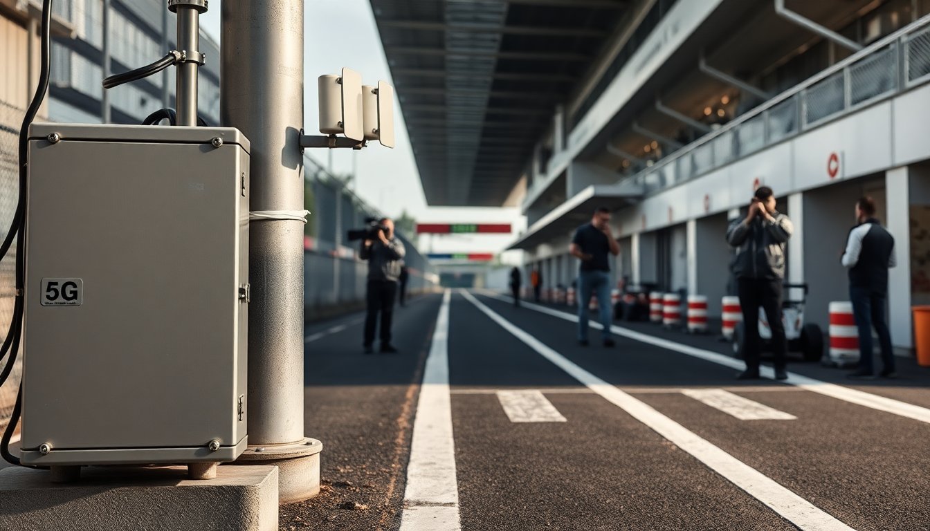 Silverstone rinnova la connettività con una rete 5G permanente per fan, team e broadcaster