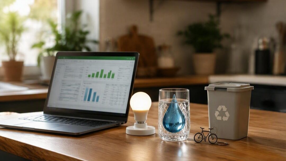 Come calcolare la LCA di casa: energia, acqua, rifiuti, mobilità