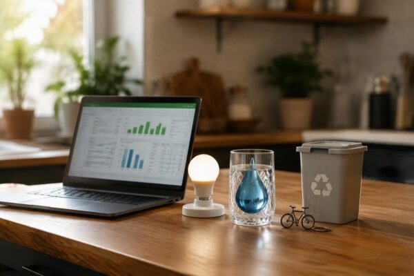 Come calcolare la LCA di casa: energia, acqua, rifiuti, mobilità