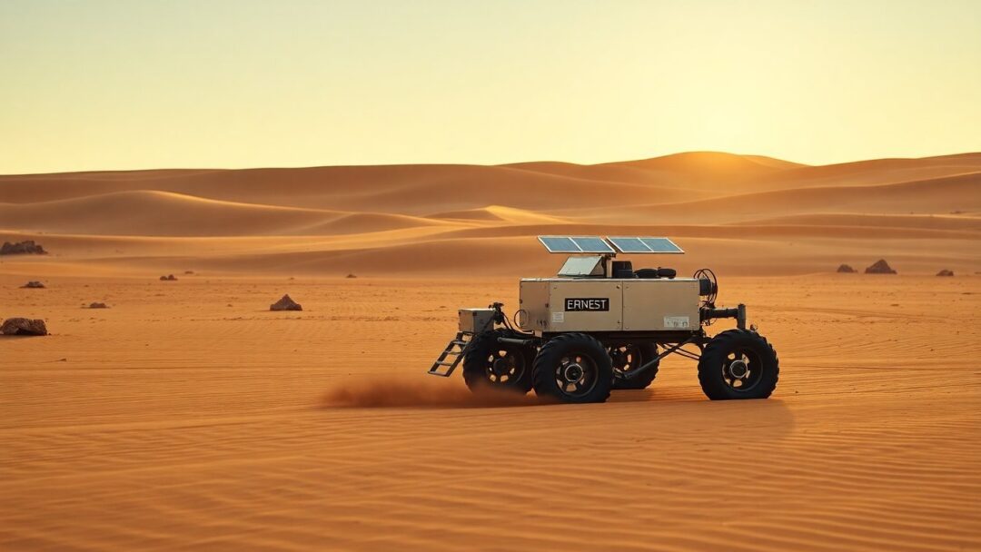 Rover ERNEST: autonomia e mobilità per luna e Marte
