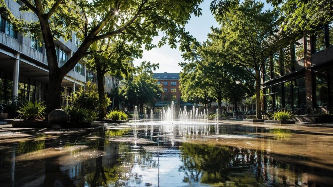 Strategie urbane contro il caldo: alberature, superfici riflettenti e acqua