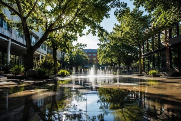 Strategie urbane contro il caldo: alberature, superfici riflettenti e acqua