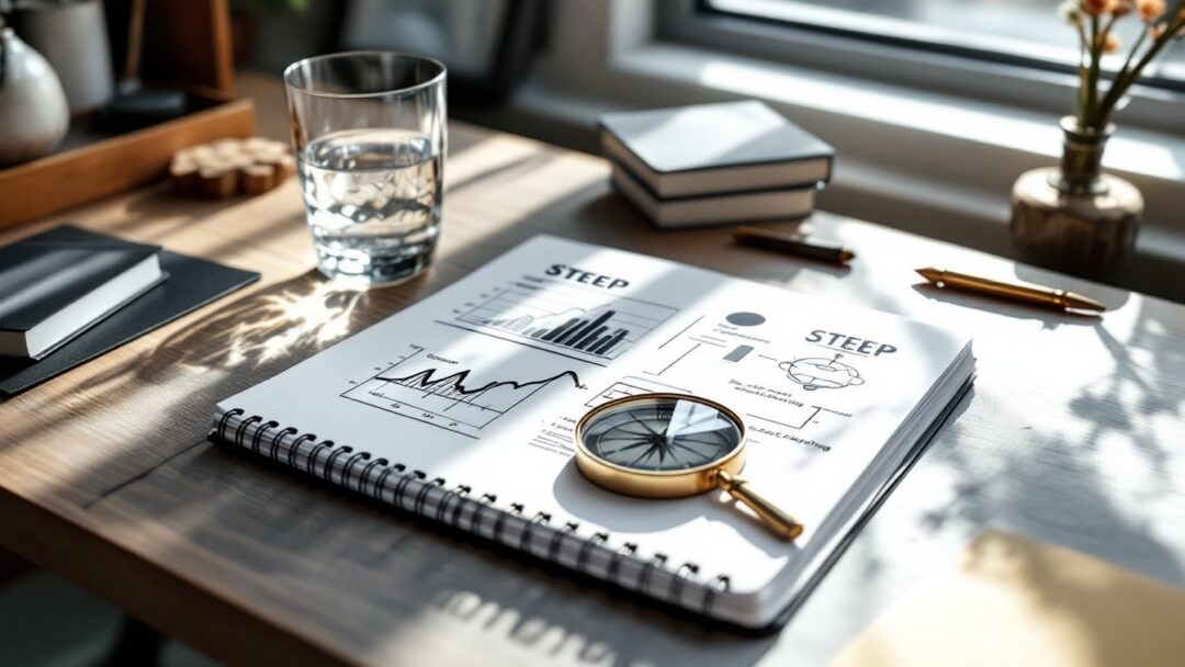 Tecniche di foresight: STEEP e backcasting per agire con lucidità