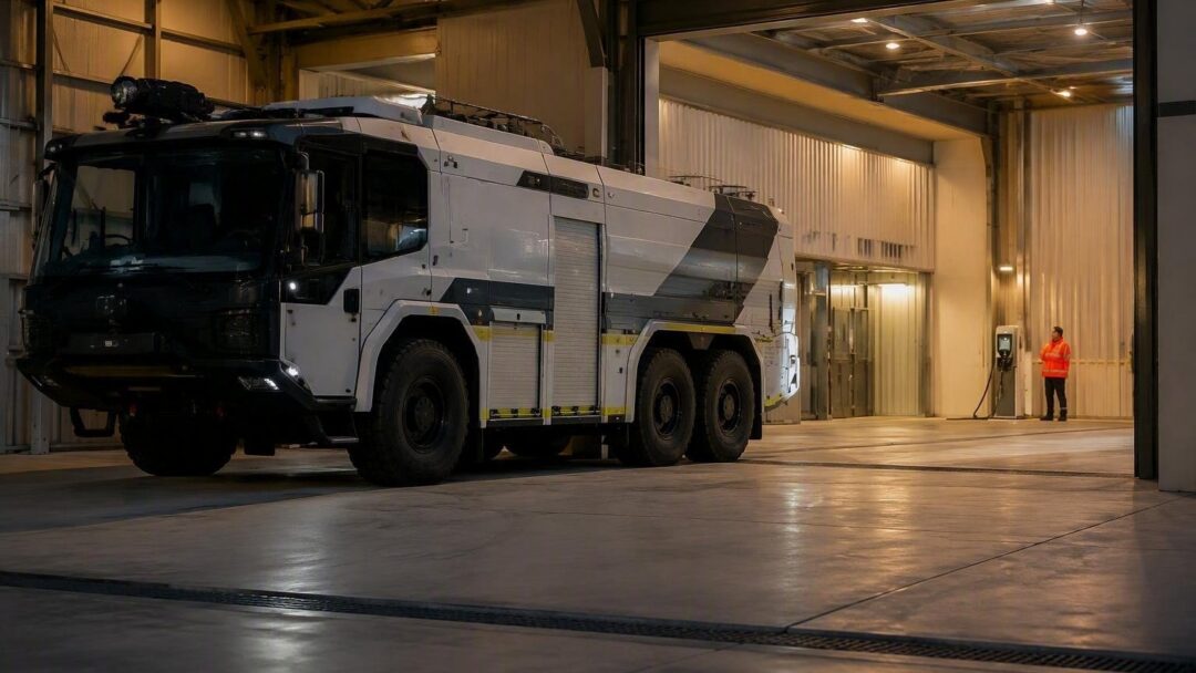 Dallas Love Field adotta il camion antincendio elettrico Rosenbauer PANTHER