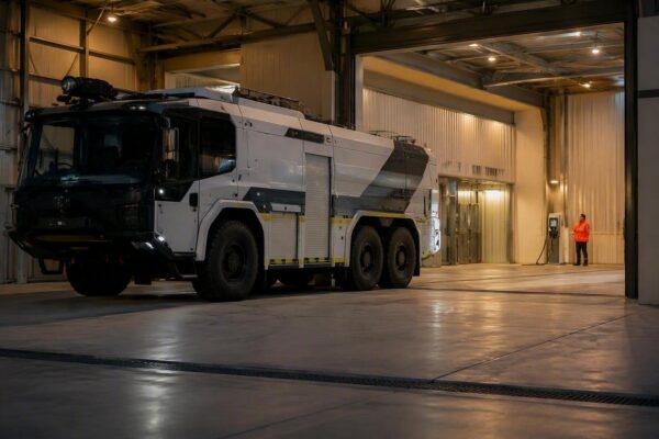 Dallas Love Field adotta il camion antincendio elettrico Rosenbauer PANTHER