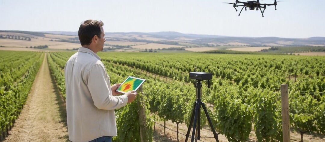 Integrare droni e sensori IoT in vigneto: monitoraggio, NDVI e ROI