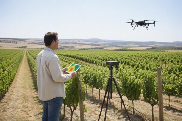Integrare droni e sensori IoT in vigneto: monitoraggio, NDVI e ROI