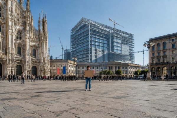 Cittadini bloccano i nuovi centri di elaborazione dati a Milano
