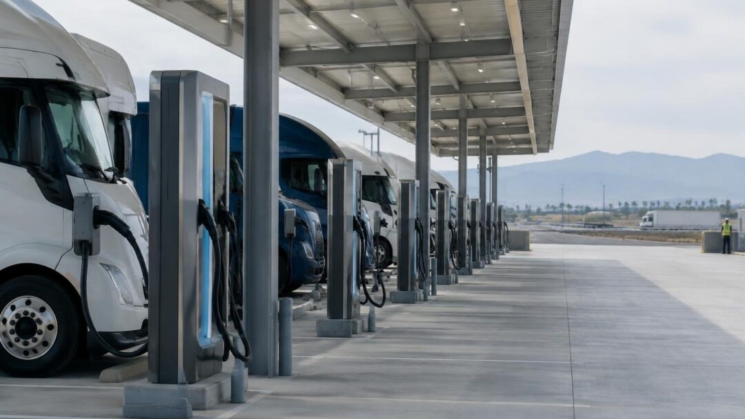 Nuovo hub da 27 MW di EV Realty per camion elettrici a Ontario