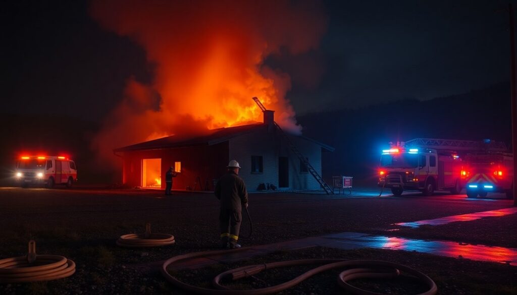 Fiamme in via Garibaldi ad Alpignano: intervento dei vigili del fuoco