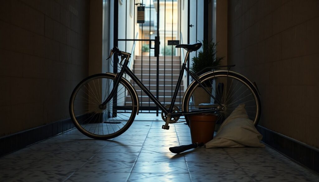 Ladro bloccato nell’androne di via Martorelli: restituita la bici e arrestato