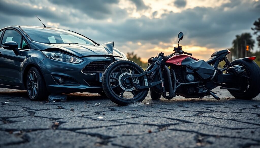 10 giugno 2026: grave incidente stradale a Favria tra una Ford Fiesta e una Honda Africa Twin