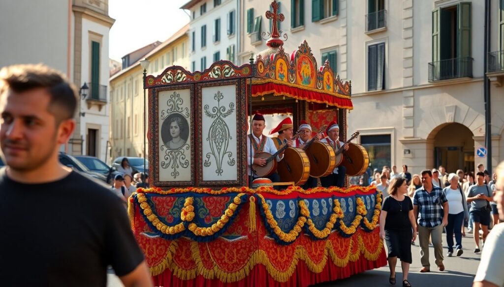 A Pont Canavese la parata della Macedonia unisce arte e comunità in strada
