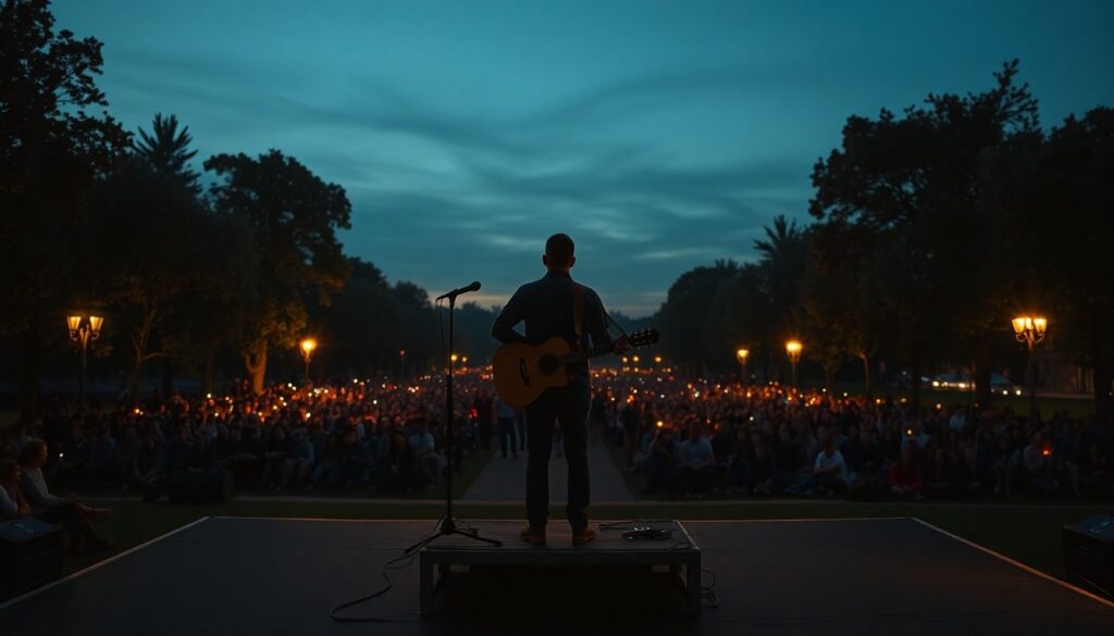 Dargen D’Amico live a Rivoli: serata estiva al parco G. Salvemini