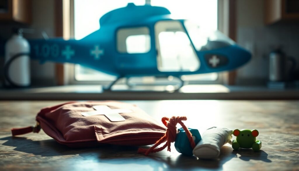 Incidente a Favria: bimbo trasportato in ospedale con elisoccorso