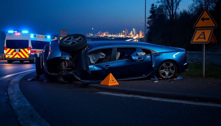 Incidente stradale a Torino: auto ribaltata, soccorsi in azione