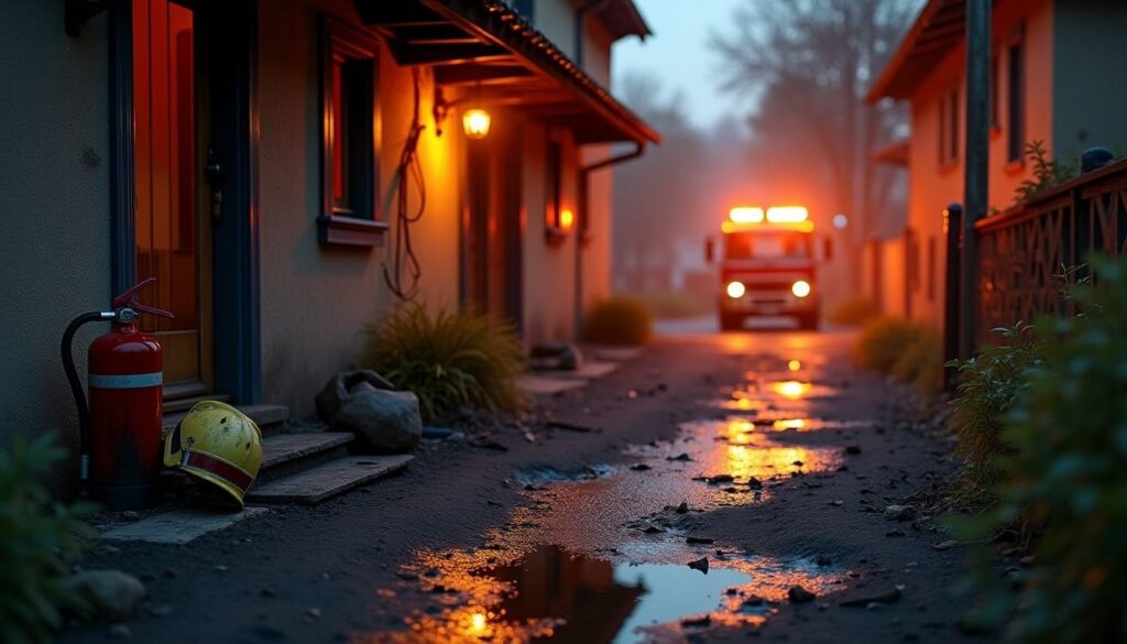 Incendio divampa a Lessolo: intervento dei vigili del fuoco