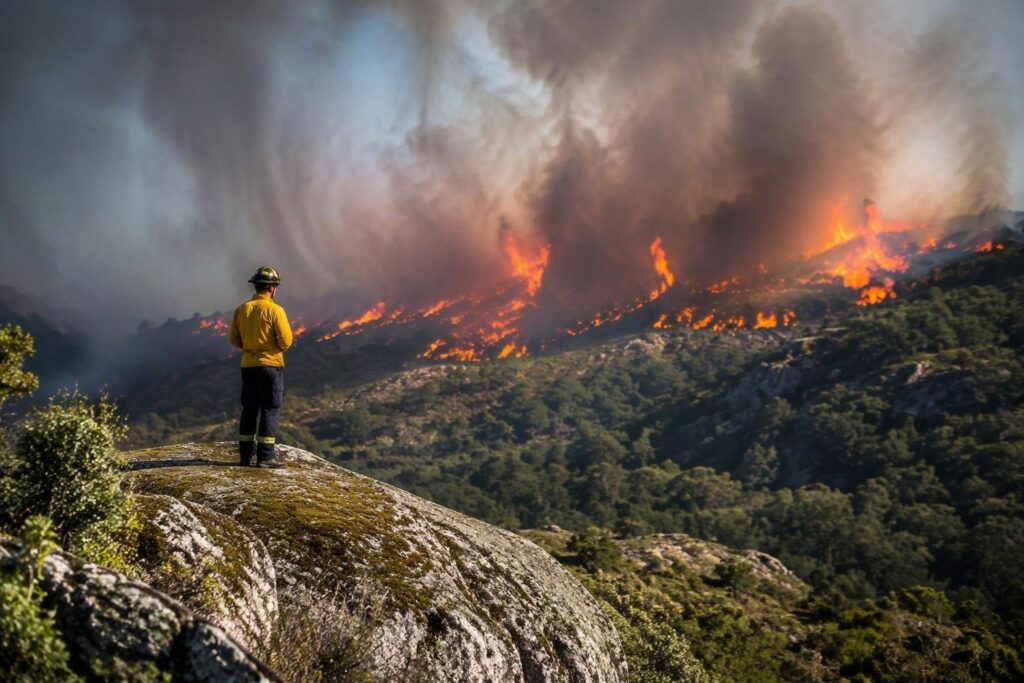 Incendio a Mornese: le fiamme riaccese nel bosco dopo l’emergenza