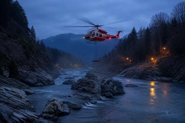 Intervento del Soccorso Alpino e Speleologico Piemontese per una distorsione al ginocchio