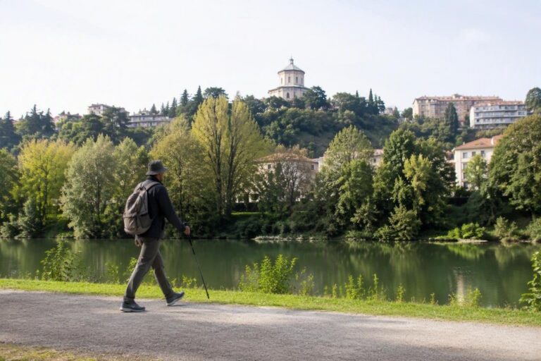Percorsi di trekking urbano a Torino tra Po, parchi e collina