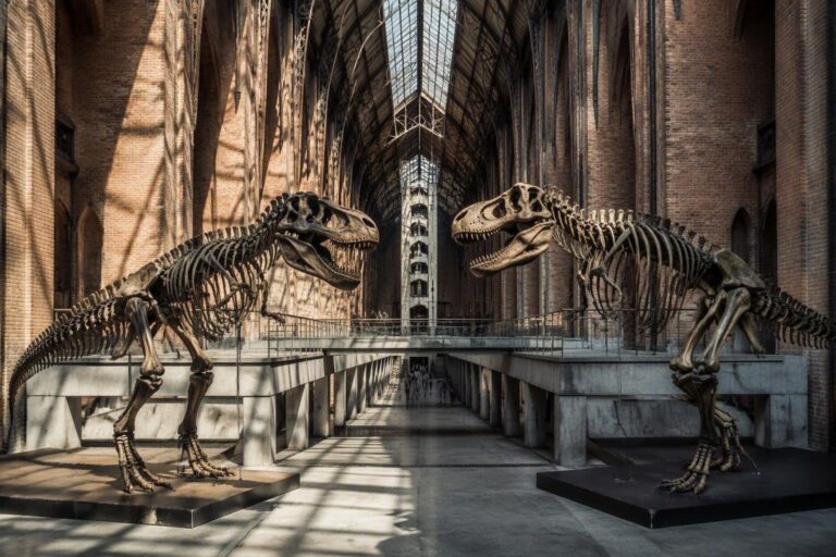 Esposizione di due T. rex nella Mole di Torino: un confronto da record