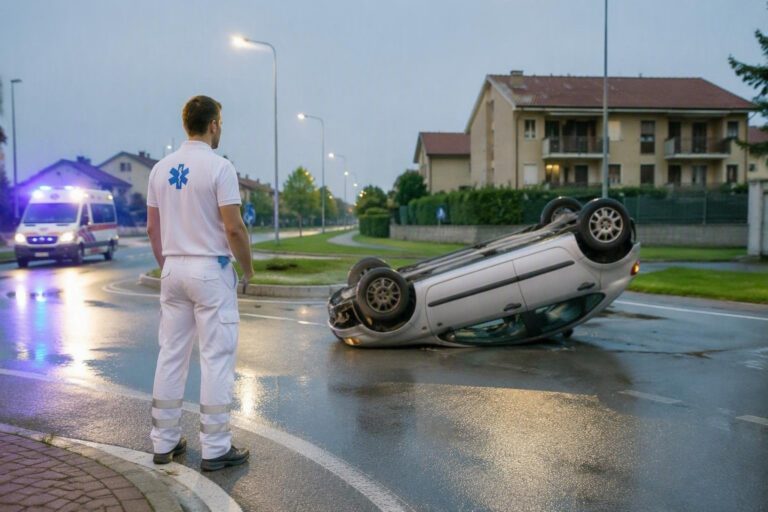 Scontro tra auto e microcar ad Orbassano: dinamica e soccorsi