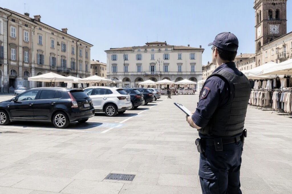 Tre veicoli multati a Chivasso per uso improprio del contrassegno