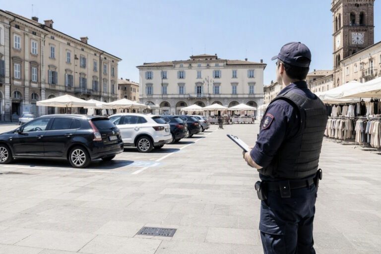 Tre veicoli multati a Chivasso per uso improprio del contrassegno