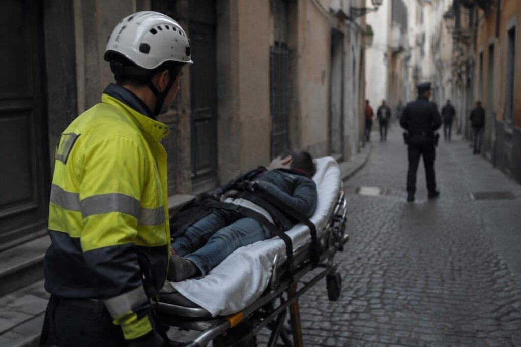 Colpo di pistola in via Matteo Pescatore: 19enne in coma e un altro operato