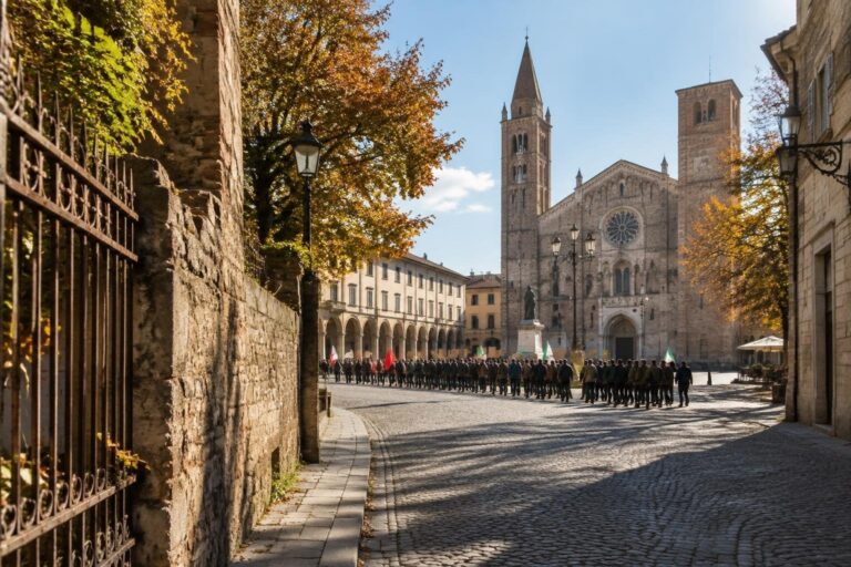 Corteo ad Alba per diritti dei lavoratori stagionali del settore vinicolo