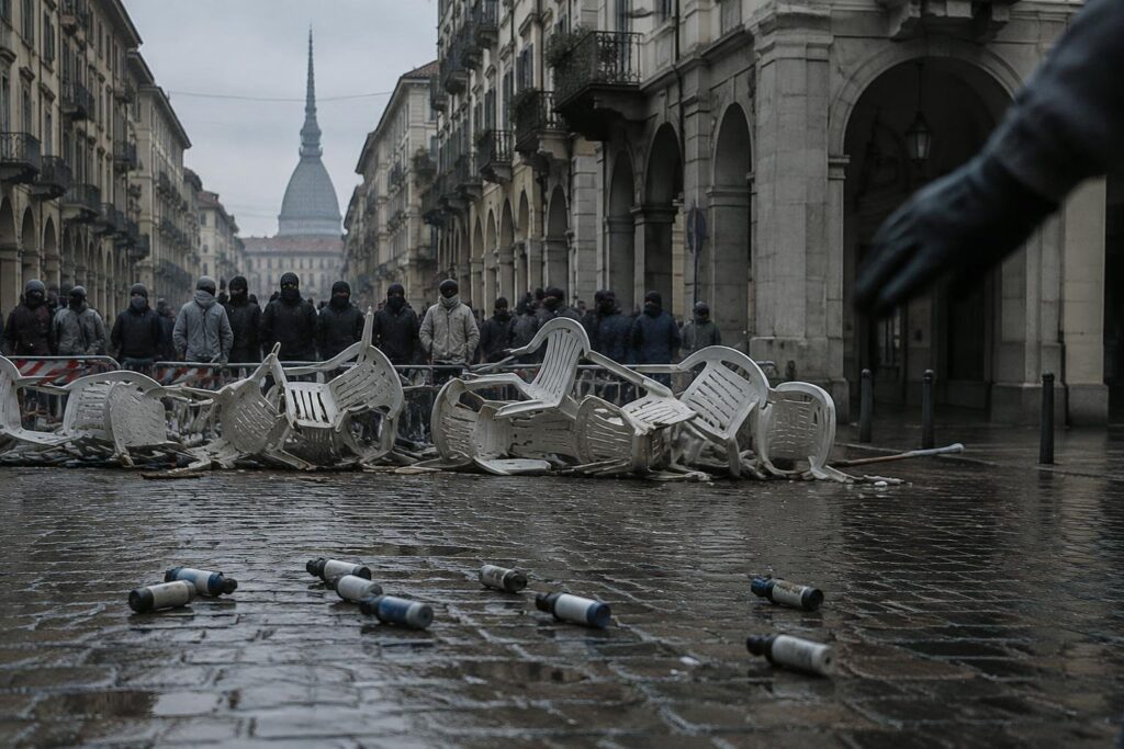 Manifestazioni in Italia: arresti, lacrimogeni e tensioni a Torino