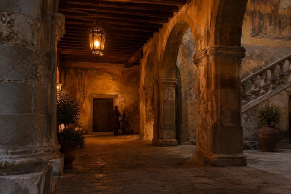 Riprese a Castello e Casaforte per il film ‘Panettoni e contrabbando’