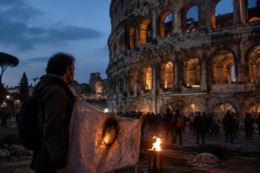 Roma e Torino: protesta contro il caro vita, scontri e foto di Meloni