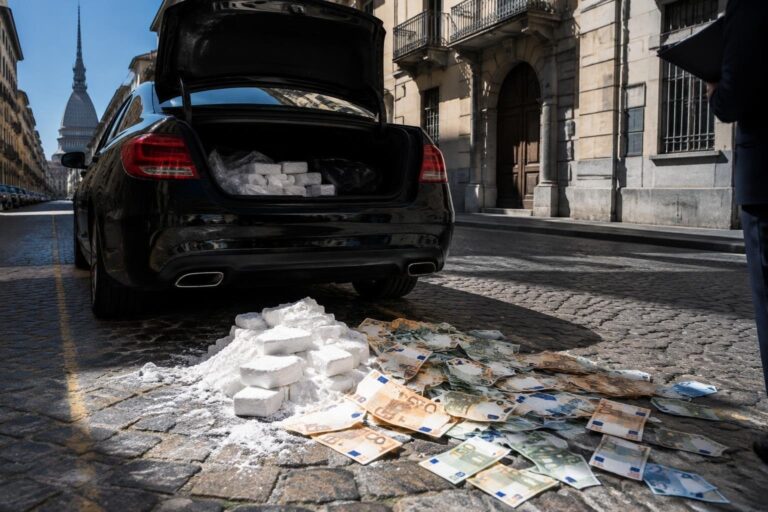 Scoperto un vano segreto: 5,4 kg di droga e 10.300 euro in auto