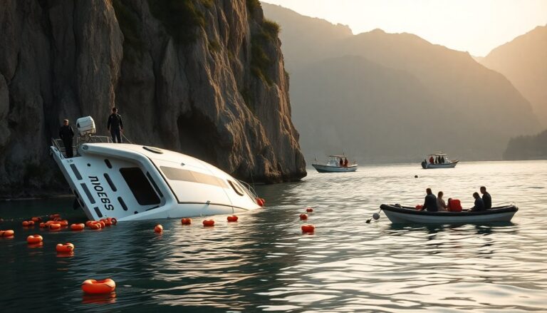 Due soccorsi sul Lago di Garda: catamarano incagliato e natante liberato