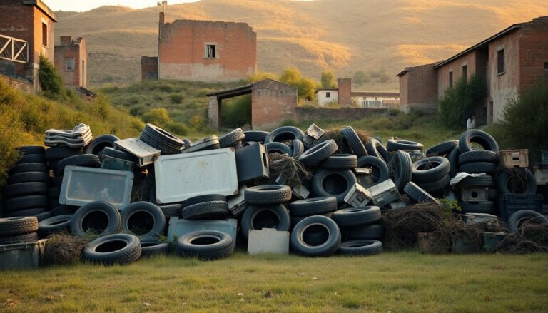 Pulizia a Mori: 50 copertoni e rifiuti ingombranti nell’area dell’ex Montecatini