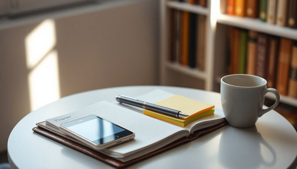 Calendario personale degli eventi: metodo ibrido con app, agenda, etichette e routine
