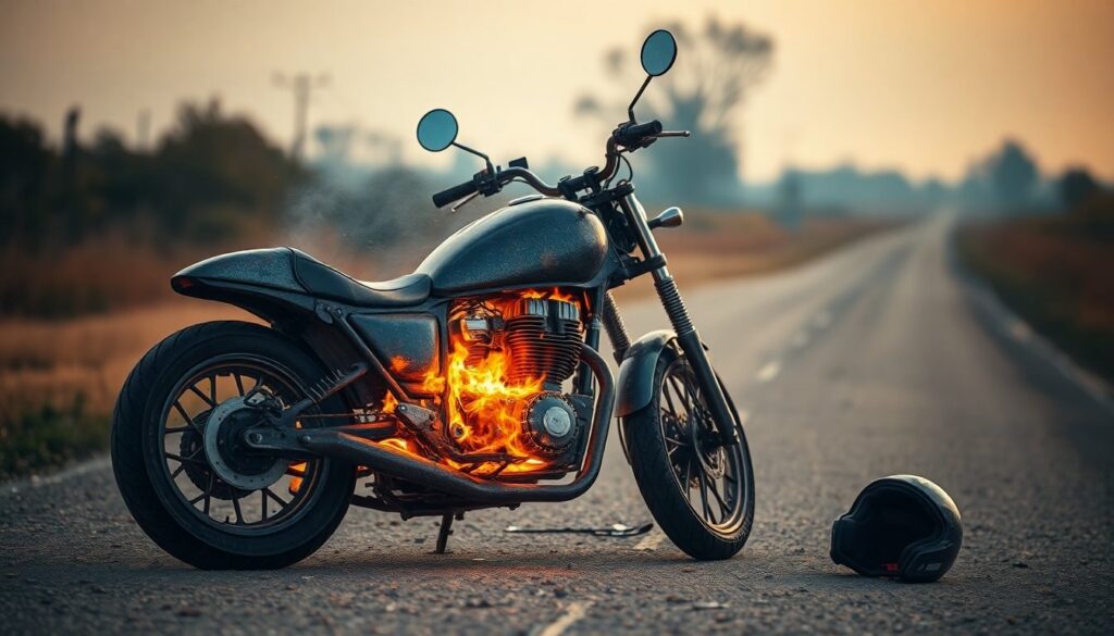 Incidente mortale a Stilves: moto prende fuoco dopo lo scontro