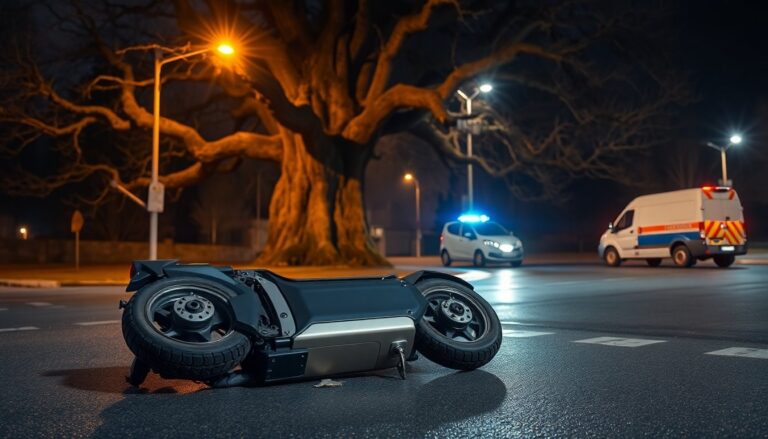 Incidente stradale a Bolzano: scooter contro albero, giovane ricoverato