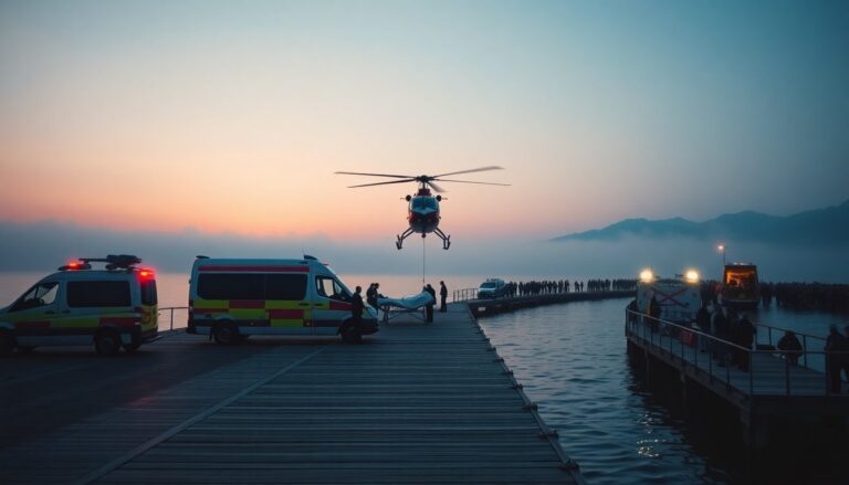 Tuffo dal pontile a Moniga del Garda: 18enne soccorso e trasferito alla Poliambulanza