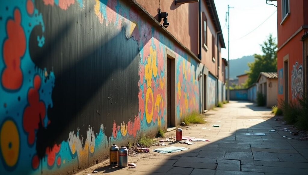 Vandalismo a Besenello: murales deturpati con scritte offensive