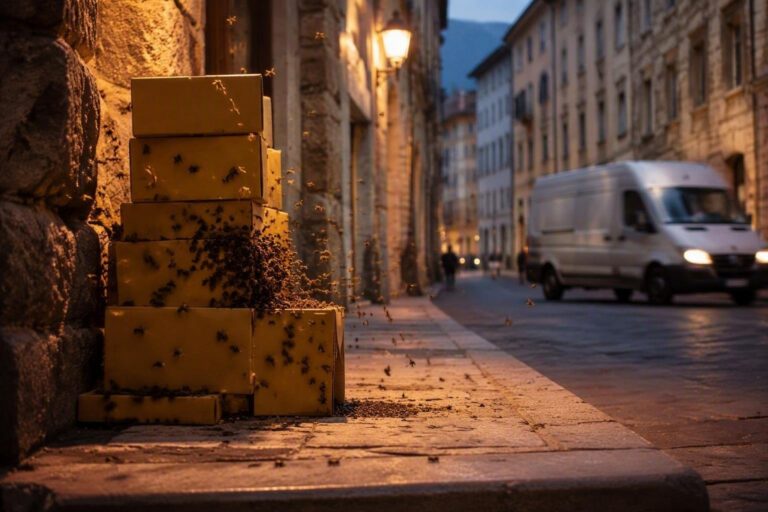 Api in città: come gestire uno sciame in via Cavour a Trento