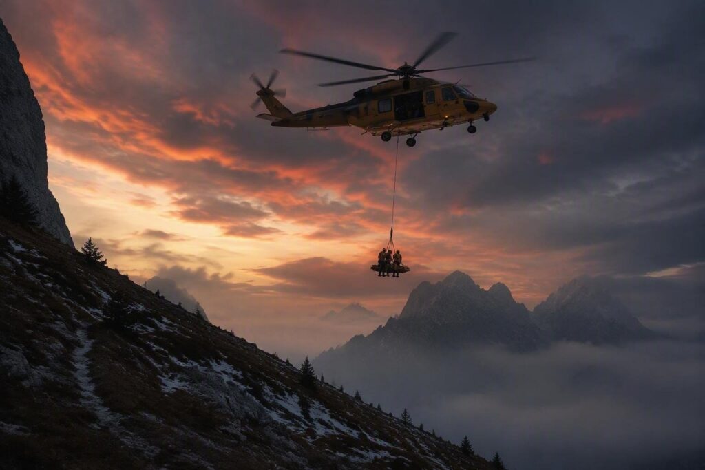 Temporale in Primiero: Soccorso Alpino e elisoccorso in azione per due gruppi in difficoltà
