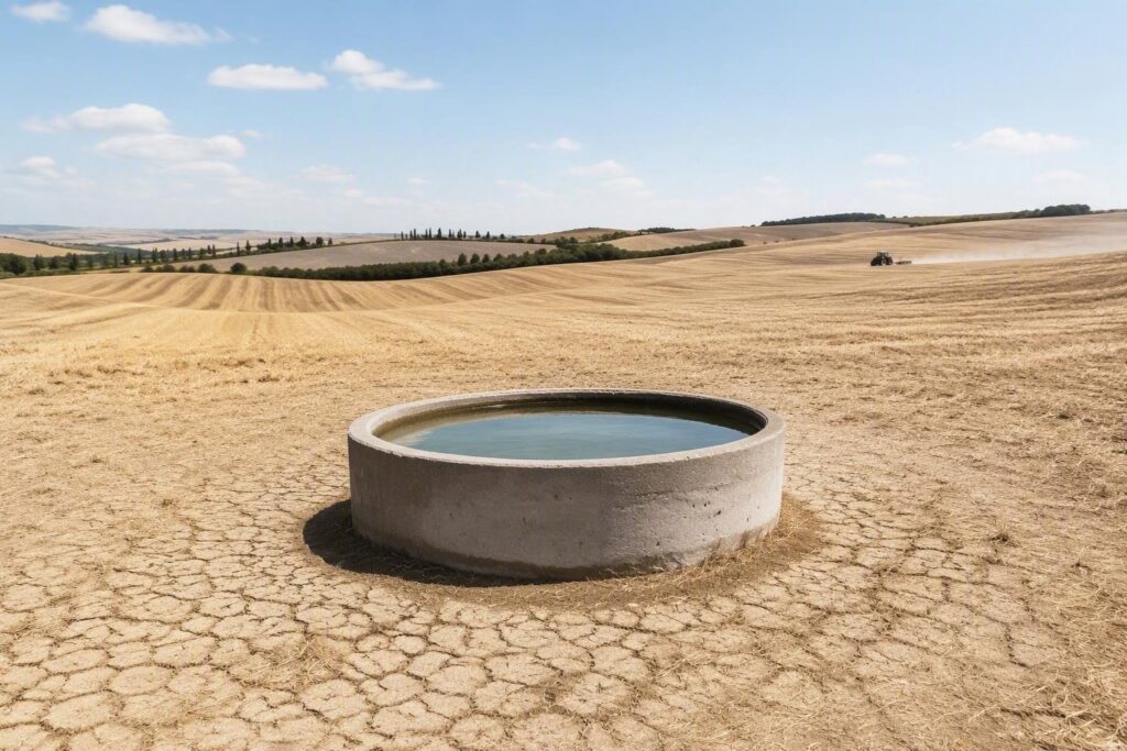 Caldo estremo e piogge improvvise: perdite fino all’80% nei raccolti