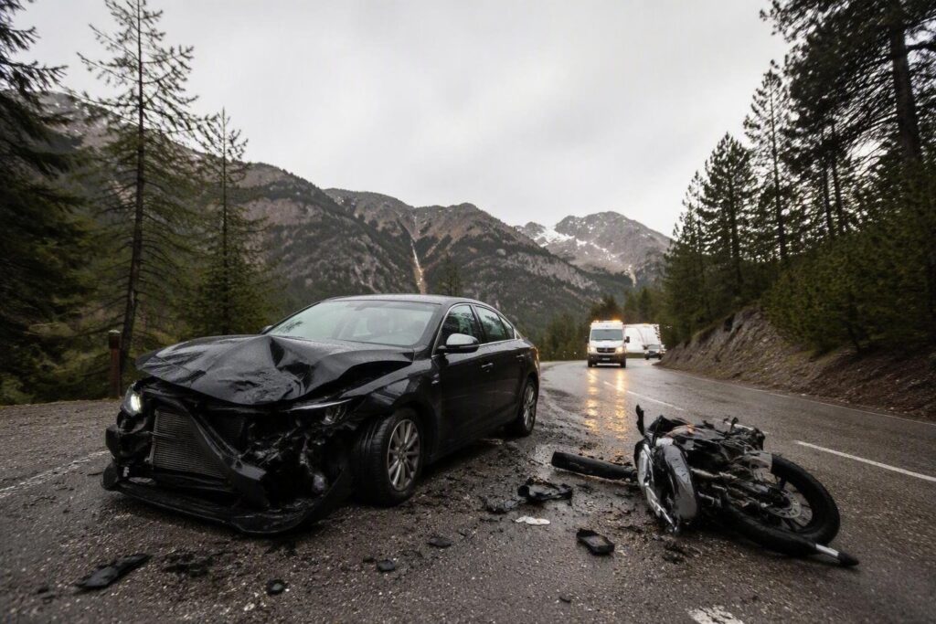 Collisione tra auto e moto al passo Giovo: ricoveri a Bolzano e Merano