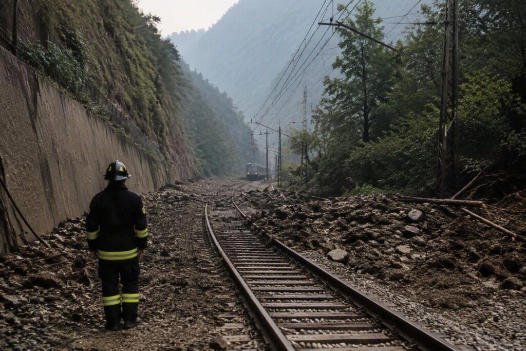 Frana in Alta Adige: ripresa parziale del traffico ferroviario sulla linea Brennero-Verona