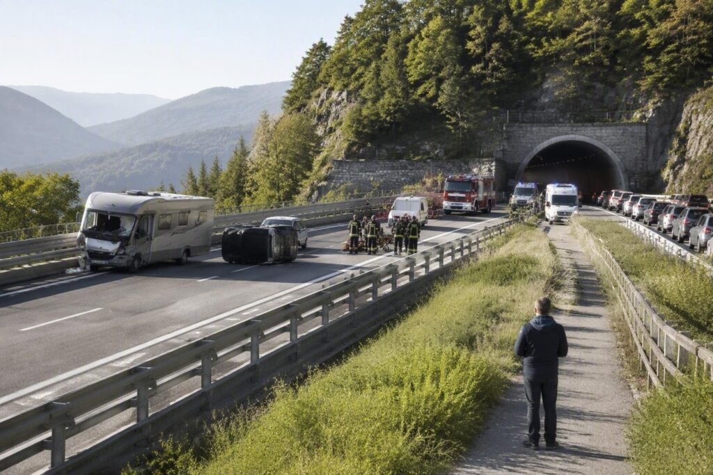 Galleria Valaverta chiusa per incidente: tre feriti tra cui una donna di 81 anni