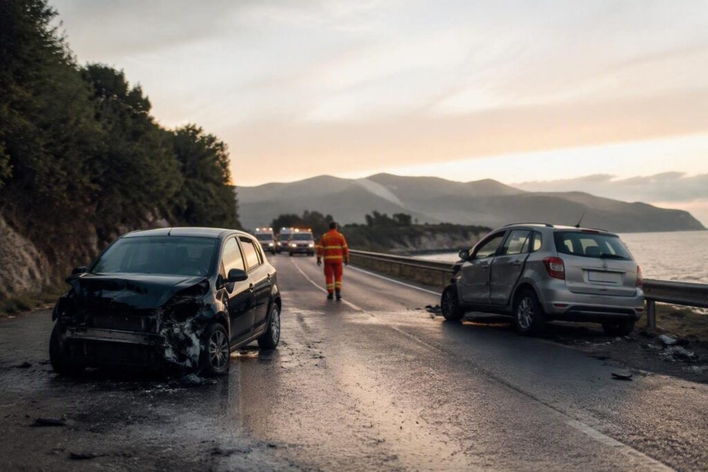 Grave scontro tra auto a Scario: tre feriti e viabilità paralizzata