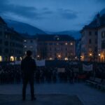 Hohm a Termeno: il leader di Generation Deutschland e la protesta antifascista